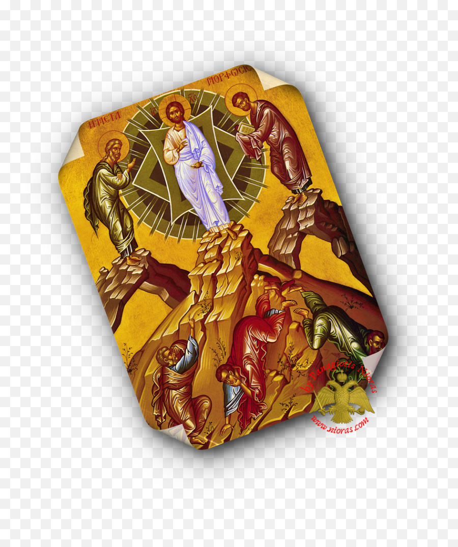 Laminated Orthodox Icons The Transfiguration Set Of 10 - Fictional Character Png,Tom Icon