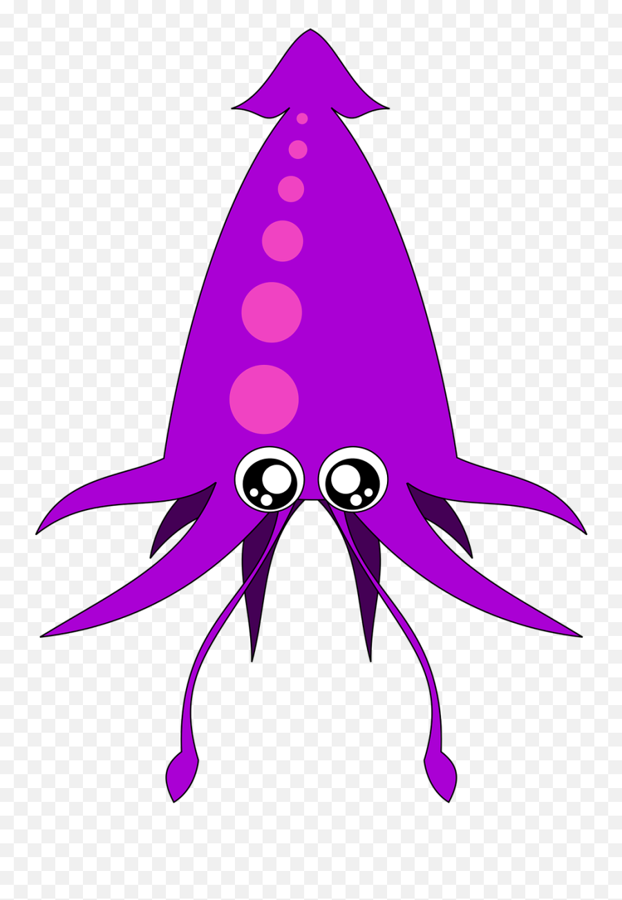 Kawaiisquidanimalillustrationdrawing - Free Image From Transparent Cute Squid Png,Cuttlefish Icon