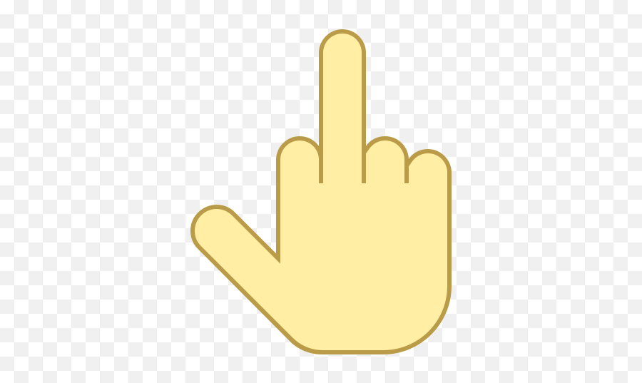 Middle Finger Icon In Office L Style - Sign Language Png,Fingure Icon