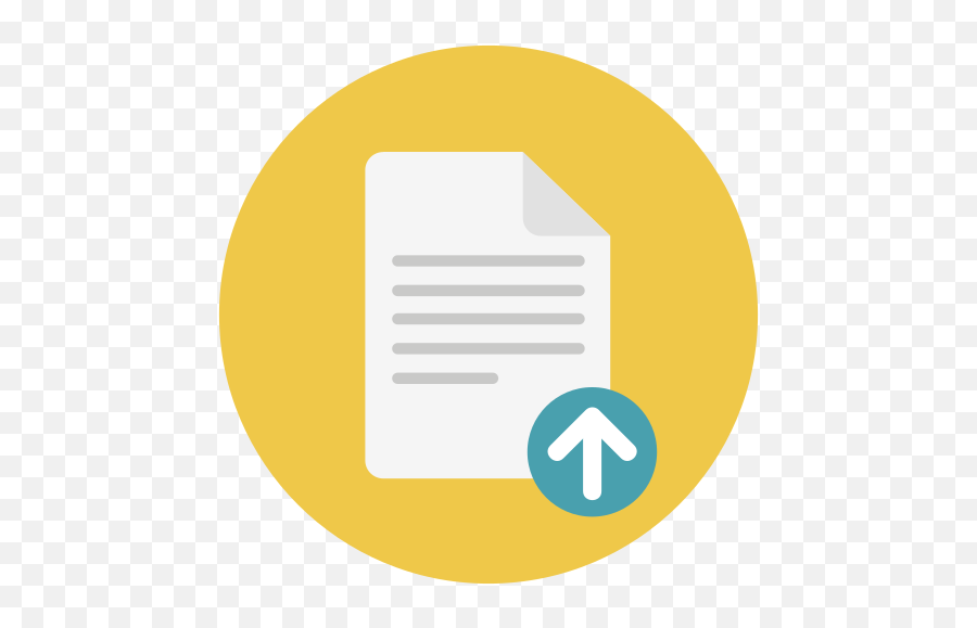 Upload Document Icon In Infographic Style - Add On Icon Circle Png,Upload Document Icon
