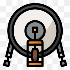 Bass Drum - Free music icons Language png