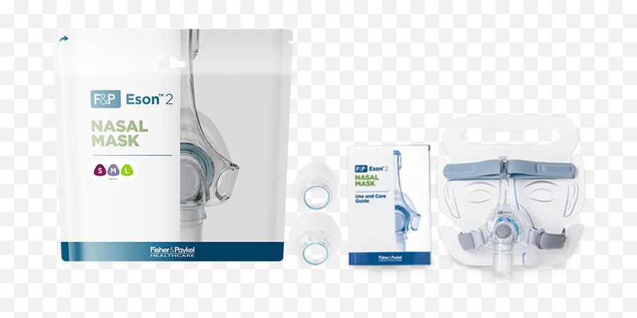 Fu0026p Eson 2 Nasal Mask Fit Pack U2013 Cpap Victoria - Diving Mask Png,Fisher And Paykel Icon Cpap Machine