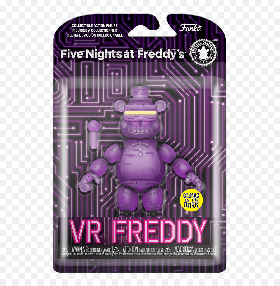 Freddy Glow In The Dark - Fnaf Special Delivery Vr Freddy Action Figure Png,Fnaf1 Icon