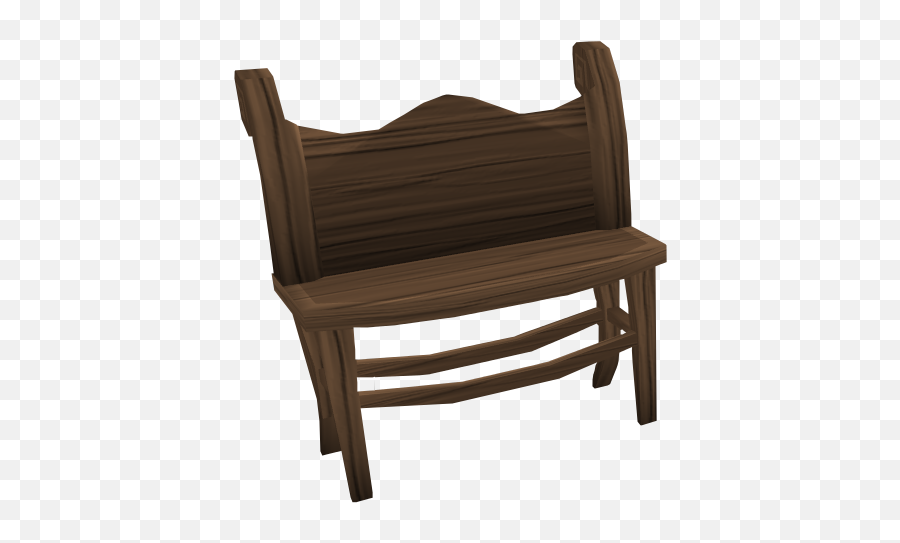 Mahogany Bench - The Runescape Wiki Chair Png,Bench Png