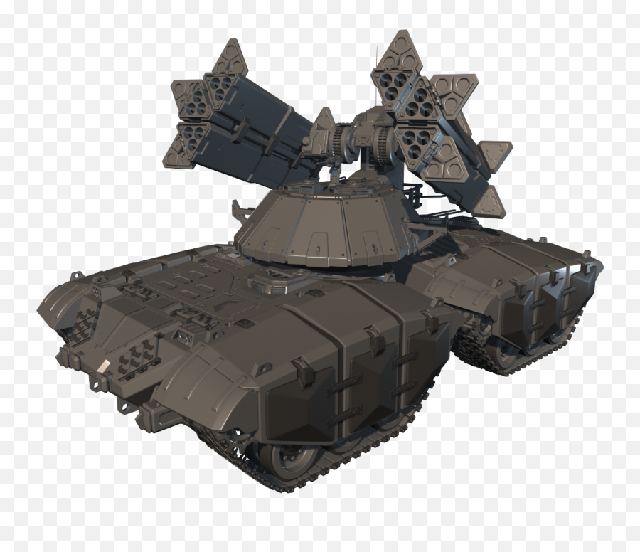 Scifi Missile Launcher Tank Image Heavy U2014 Polycount - Missile Tank Png,Missle Png