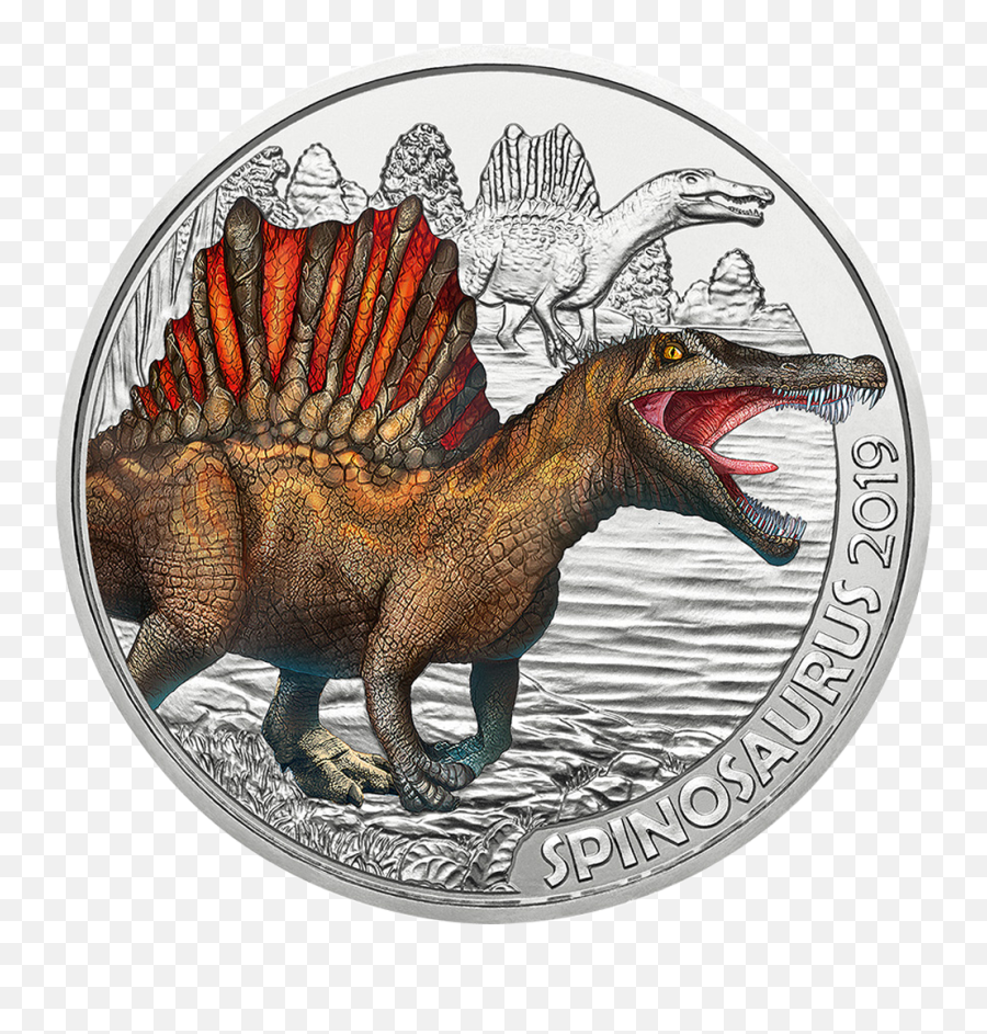2019 16 Gram Austria Supersaurs Series - 3 Euro Spinosaurus Png,Nickel Png