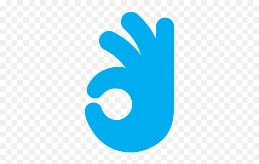 Training Access Ability - Ok Hand Icon Blue Png,Ok Sign Png