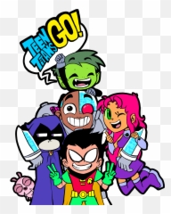 Teen Cartoon Arella Raven Robin Titans - Teen Titans Png,Teen Titans Png