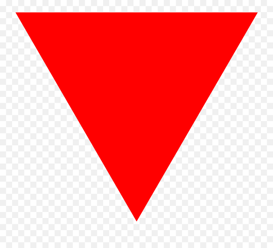 Clipart Shapes Triangle - Decrease Png,Triangle Shape Png