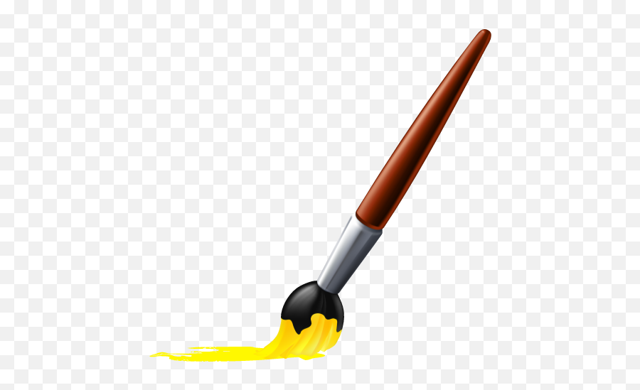 Paint Bursh Icon - Painting Brush With Color Png,Art Brush Png