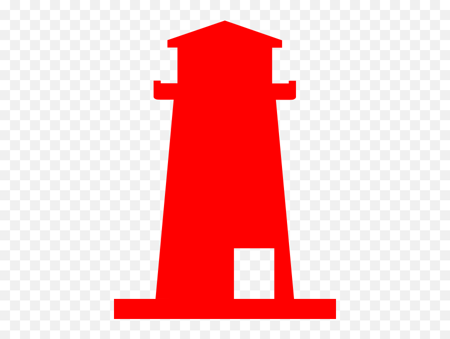 Download Hd Red Lighthouse Clipart - Lighthouse Png Red,Lighthouse Clipart Png