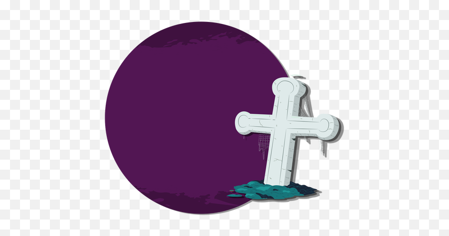 Cross Grave Sticker Badge - Transparent Png U0026 Svg Vector Cross,Grave Png