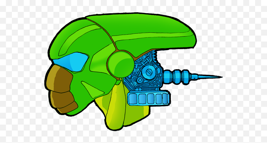 Green Robot Head - Clip Art Png,Robot Head Png