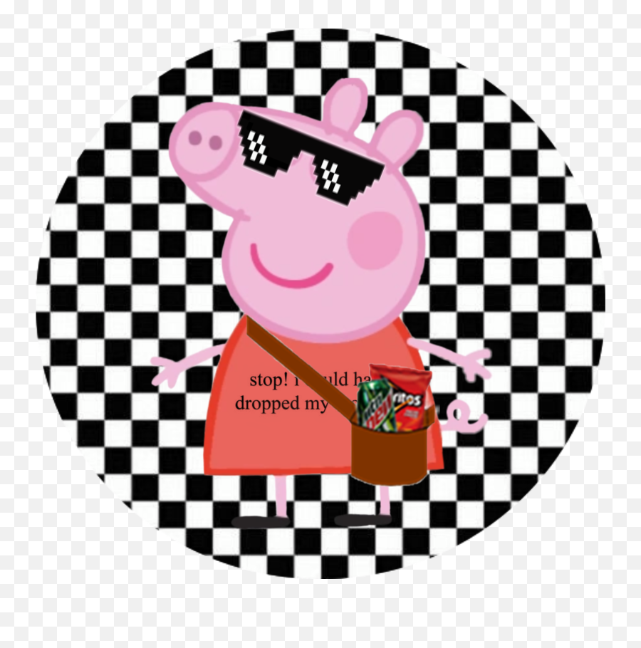 Freetoedit Peppa Pig Peppapig Meme Mlg Dorito Doritos - Ben Png,Mlg Sunglasses Png