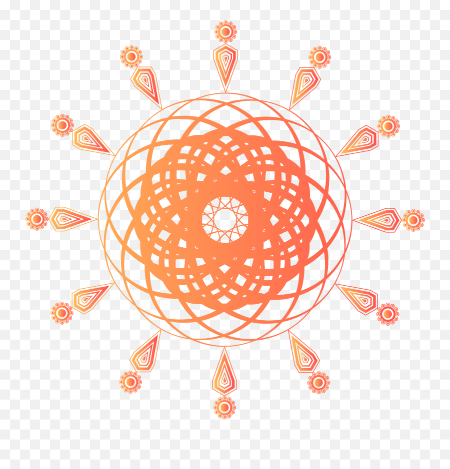 Rotating Arrow Png - Original Coral Orange Vector Rotation Portable Network Graphics,Orange Arrow Png