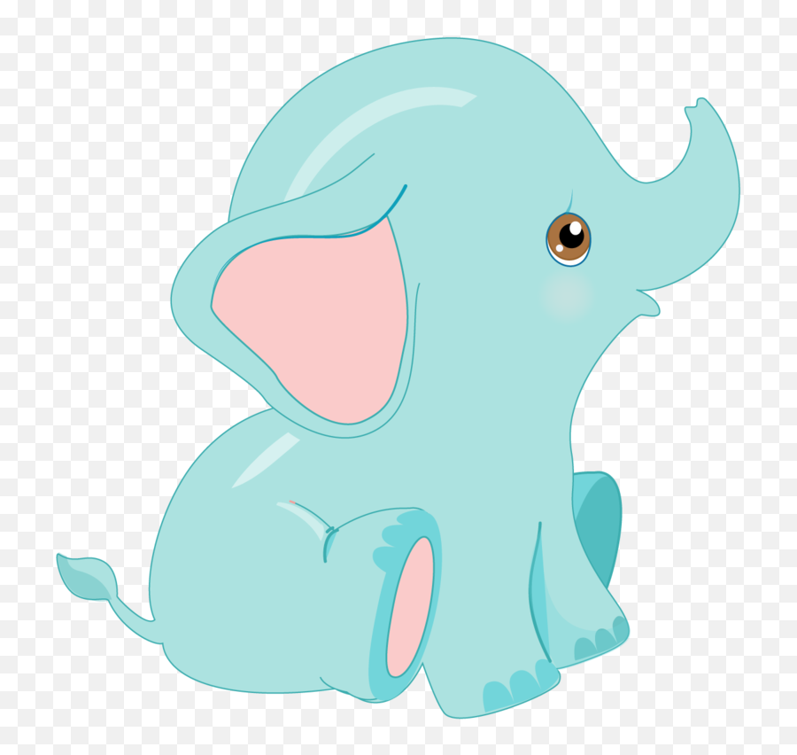 Sublimation Transfer Animal Baby Blue Elephants Design - Baby Elephant Png Free,Baby Elephant Png