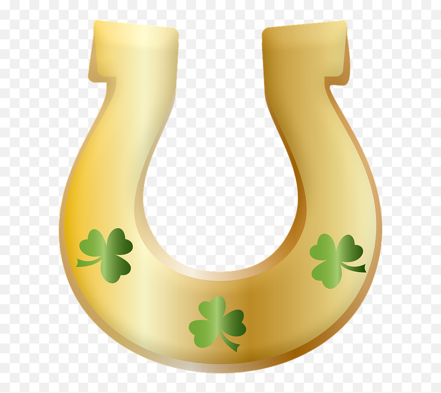 Horseshoe St Patricks Day Shamrock - Number Png,St Patricks Png