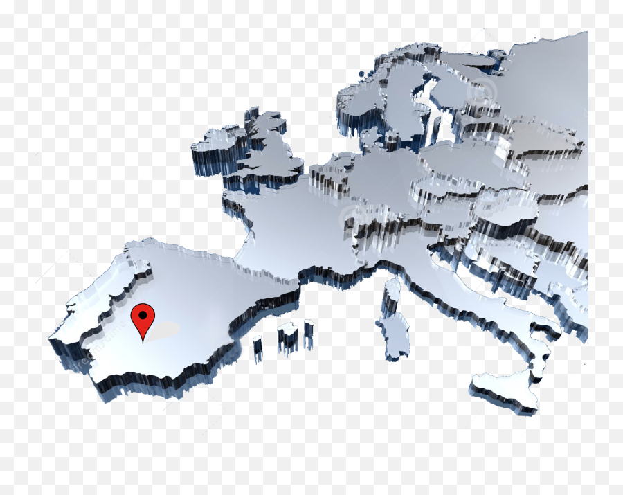 Europe - Map3dpin Spain Order Fulfillment Virtual Europe Map 3d Png,Europe Map Png
