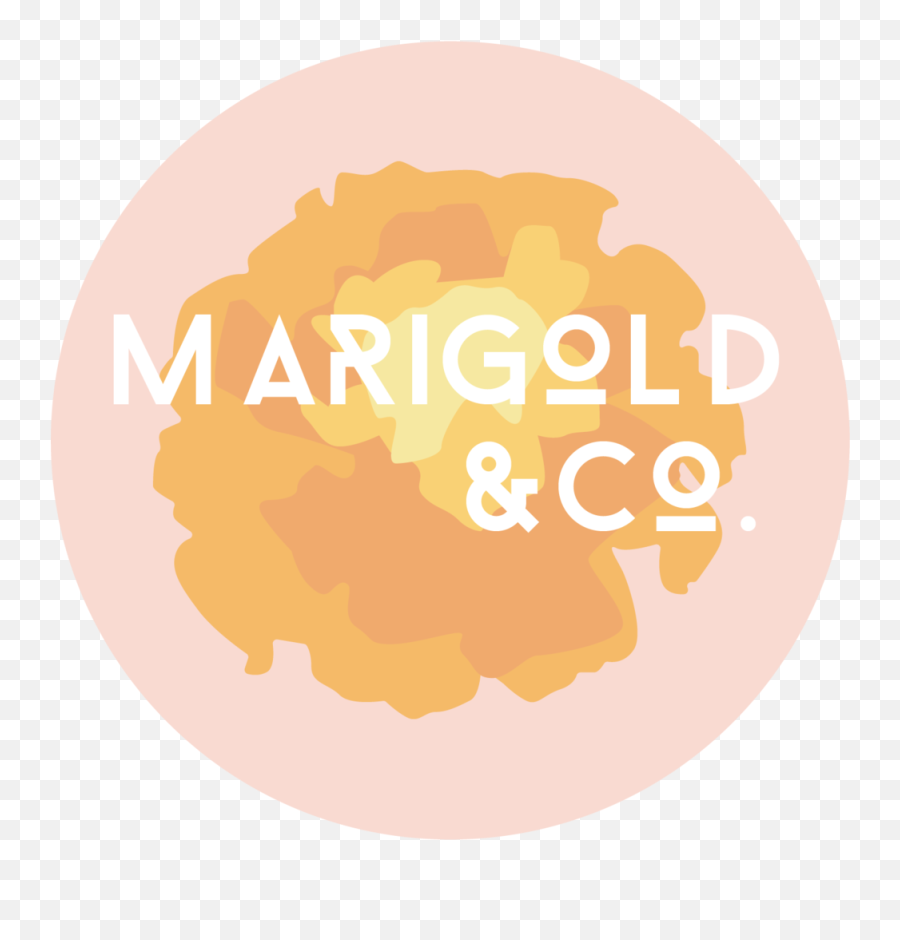 Logo Sticker U2014 Marigold U0026 Co - Circle Png,Yellow Flower Logo