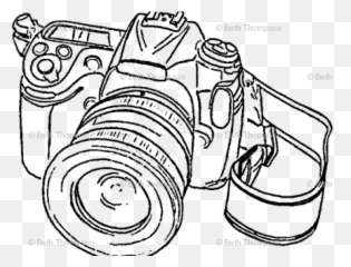 Drawn Camera Transparent Background - Drawing No Line Art png