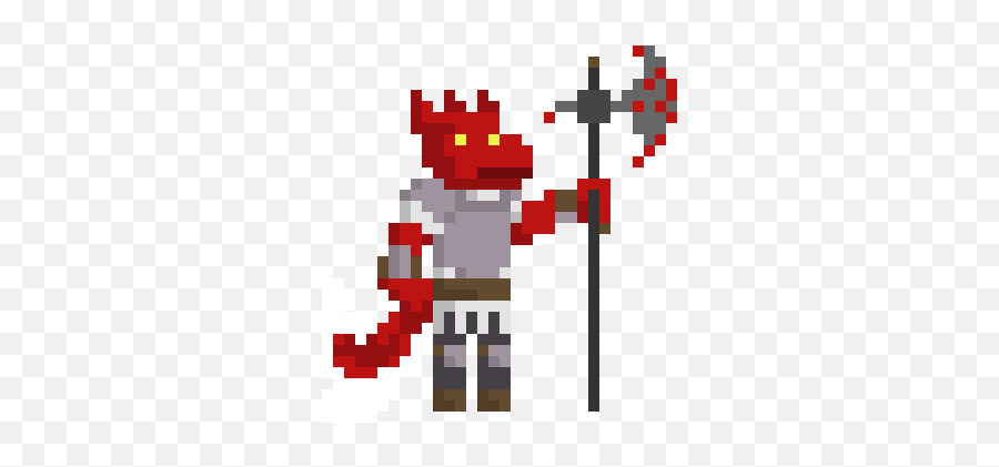 Dragonborn Paladin Pixel Art Maker - Dragonborn Pixel Art Png,Dragonborn Png