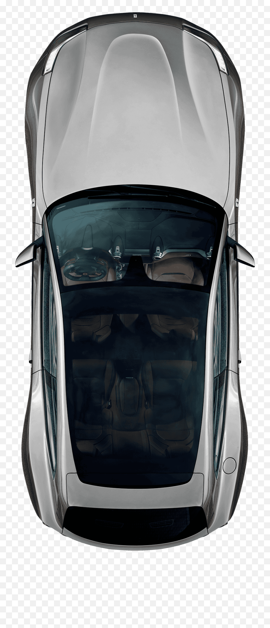 Download Hd Car Top View Ferrari - Animated Car Top View Car From Top View Png,Car Top Png