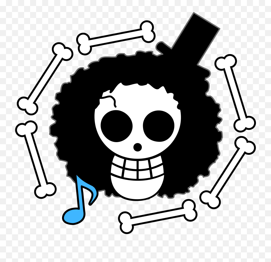 Download One Piece Flag Png Image With - One Piece Flag Logo Brook,One Piece Logo Transparent