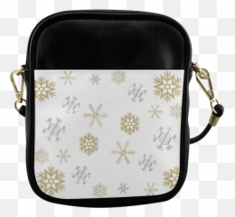 Silver And Gold Snowflakes Transparent PNG