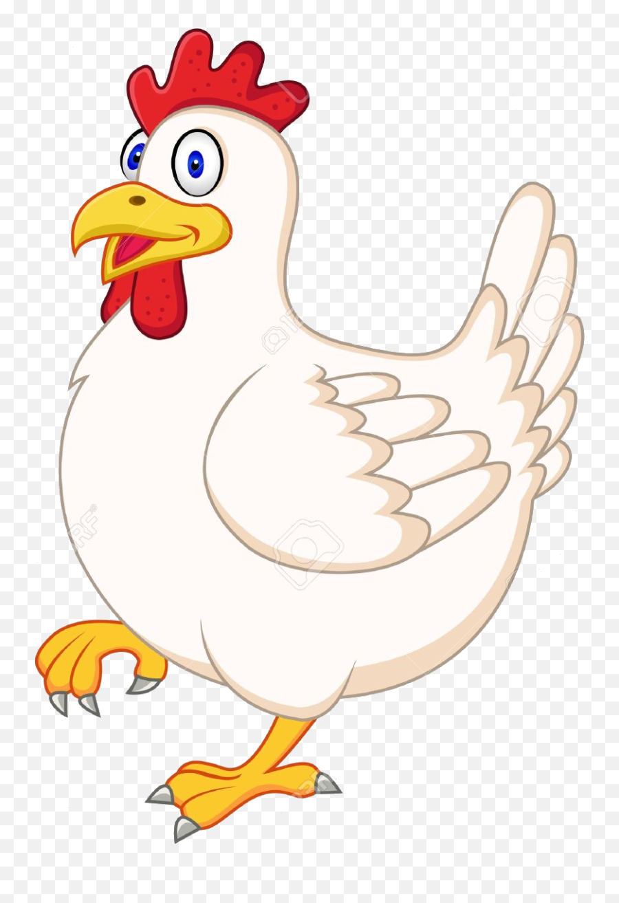 Library Of Cartoon Pretty Chickens Vector Stock Png - Dibujo De Una Gallina  Animada,Chicken Clipart Png - free transparent png images 