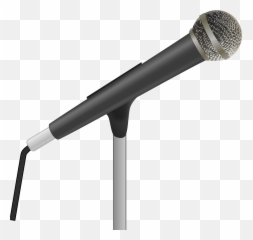 Microphone Clipart Vector - Transparent Background png