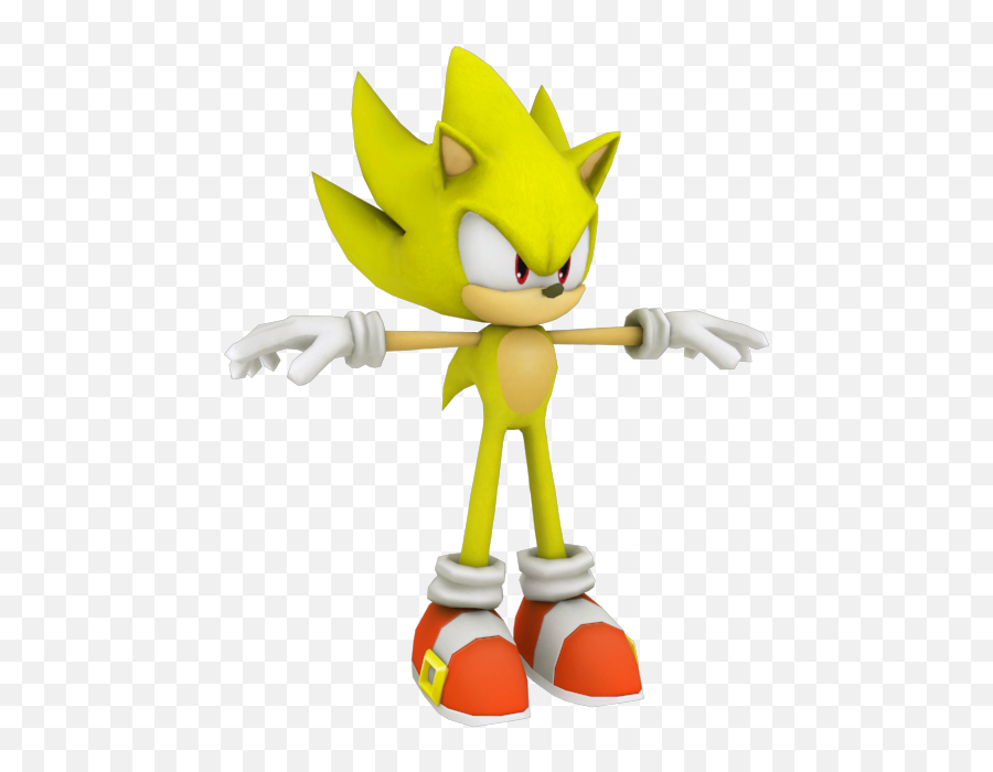 Wii - Sonic Unleashed Super Sonic The Models Resource Sonic Unleashed Wii Model Png,Super Sonic Png