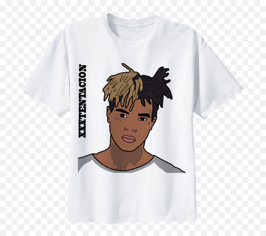 Xxxtentacion Drawing - Tshirt Xxxtentacion Tshirt Xxxtentacion Shirt Png,Blank Tshirt Png