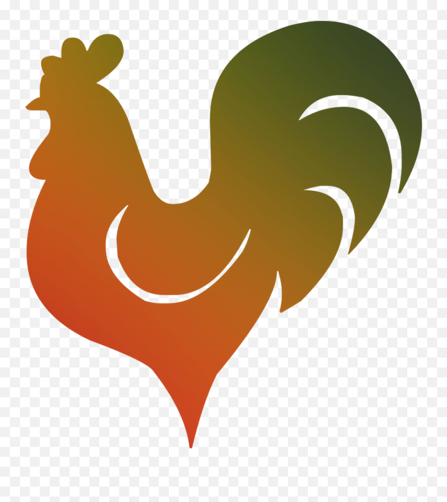 Rooster Chicken Vector Graphics Clip Art - Png Download Silhouette Clipart Chicken,Chicken Logo