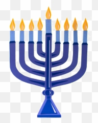 Hanukkah Png Photo - Transparent Background Menorah Clipart,Hanukkah Png