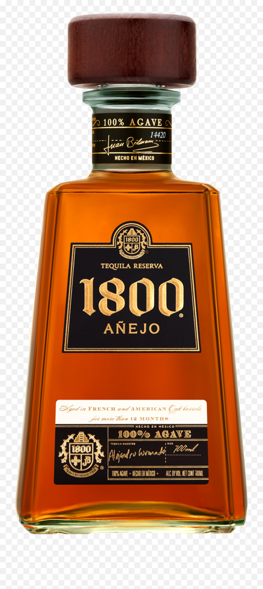 Buy 1800 Añejo Tequila 700ml Online - 1800 Anejo Tequila Png,Tequila Png