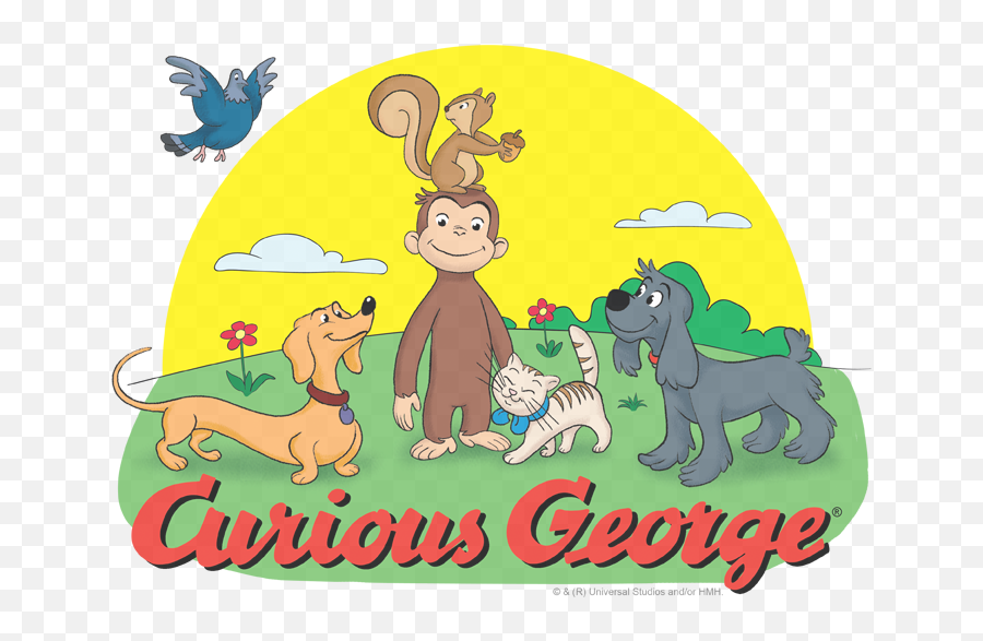 Curious George Sunny Friends Juniors T - Shirt Curious George And Animals Png,Curious George Png