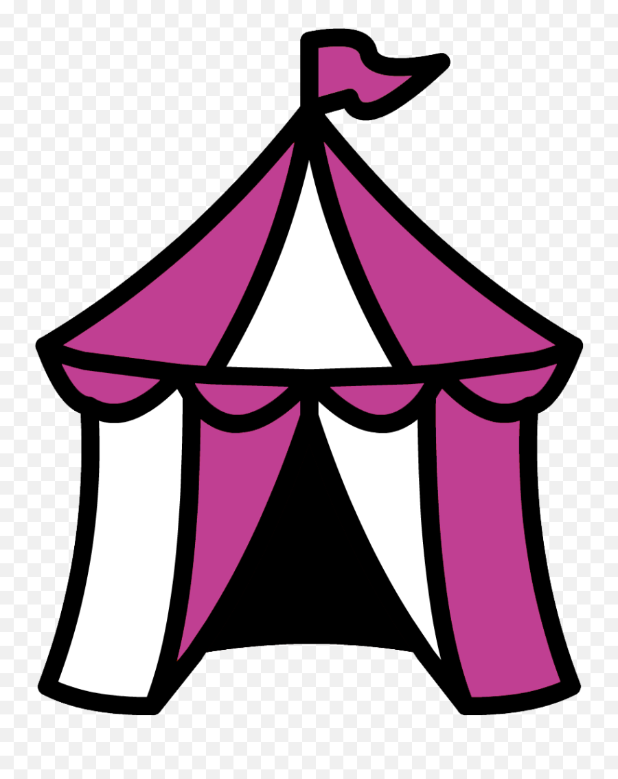 Tent Clipart Png - Simple Circus Tent Clipart,Carnival Tent Png