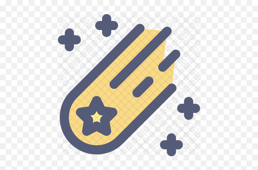 Shooting Star Icon Of Colored Outline - Dot Png,Shooting Star Logo