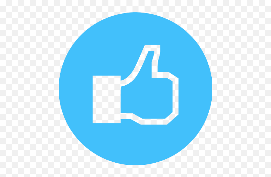 Caribbean Blue Facebook Like 4 Icon - Like Youtube Png,Facebook Like Transparent