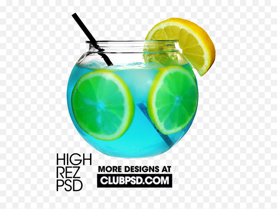 Fish Bowl Drink - Fish Bowl Drink Psd Png,Fish Bowl Png