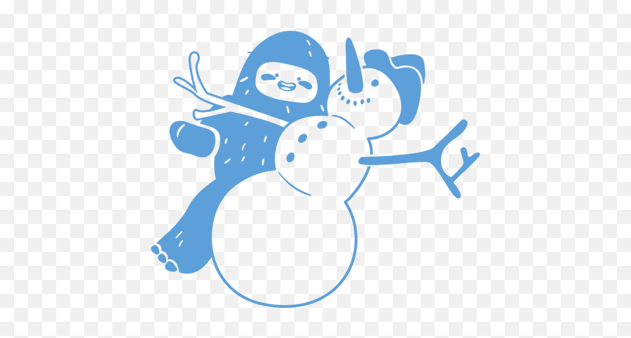 Playing With Snowman Yeti - Transparent Png U0026 Svg Vector File Fictional Character,Snowman Transparent