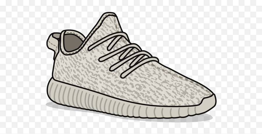 Yeezy 350 - Yeezy Shoes Cartoon Png,Yeezy Png