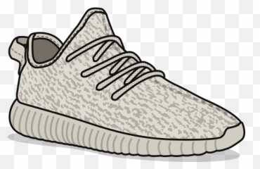 Yeezy 350 - Yeezy Shoes Cartoon Png,Yeezy Png