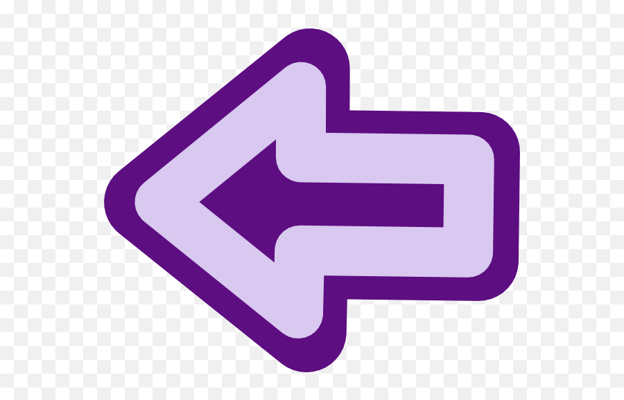 Purple Back Button Png Transparent - Back Button Purple Transparent,Back Button Png