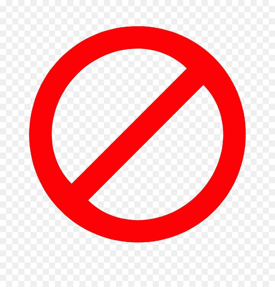 Free Transparent Cross Out Sign - Circle With Line Through Png,Crossout Png