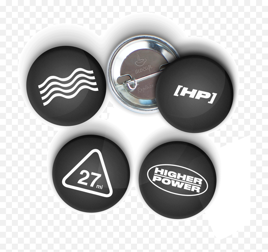 Hp Logo Button 4 Pack Only - Dot Png,Hp Logo Transparent