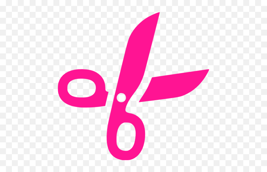 Deep Pink Scissors 2 Icon - Dot Png,Scissor Logo