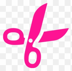 Deep Pink Scissors 2 Icon - Dot png