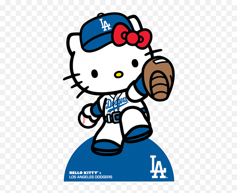 Dallas Cowboys Clipart Hello Kitty - Hello Kitty Dodgers Png,Hello Kitty Transparent