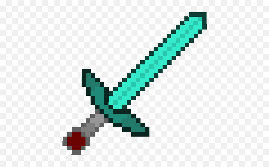 Faithful Diamond Sword Nova Skin - Minecraft Long Diamond Sword Png,Minecraft Diamond Sword Transparent